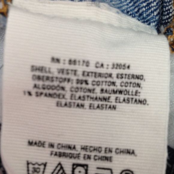 Pilcro and the Letterpress Women's Floral Embroidered Denim Blue Jean Sh… - Picture 5 of 8